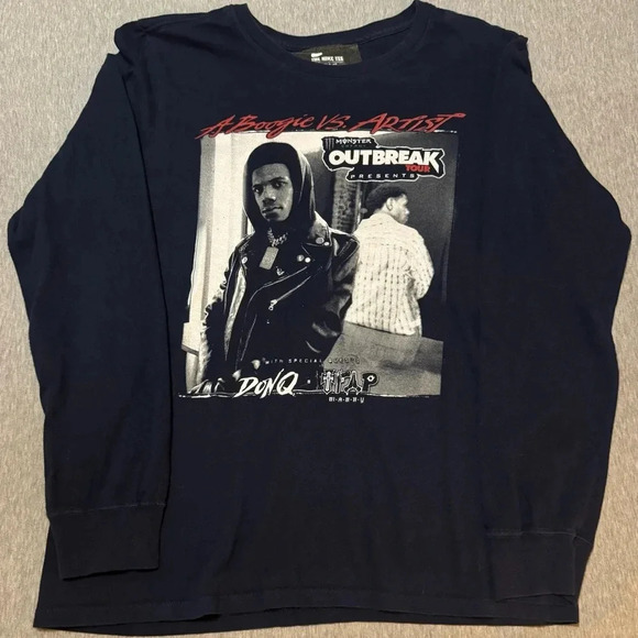 Nike Other - **Hard to Find** A Boogie Vs. Artist Long Sleeve Tee on the Nike Label